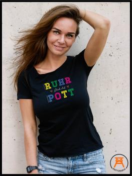 Ladies'Shirt Ruhrpott bunt, farbig